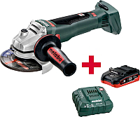 Профессиональная угловая шлифмашина Metabo WB18 LTX BL 125 Quick (TO336) - 