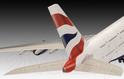 Сборная модель Revell Аэробус A380-800 британские авиалинии 1:144 / 03922
