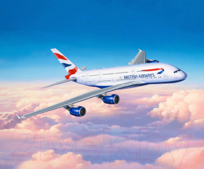 Сборная модель Revell Аэробус A380-800 британские авиалинии 1:144 / 03922
