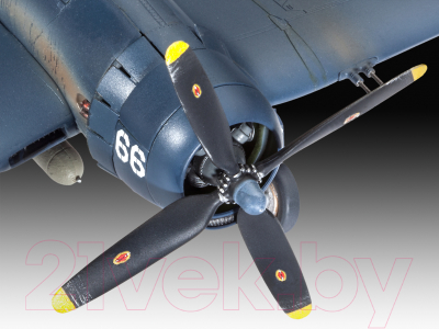 Сборная модель Revell Истребитель F4U-4 Corsair 1:72 / 03955