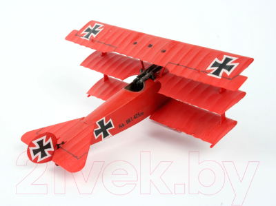 Сборная модель Revell Немецкий самолет Fokker Dr. 1 Triplane 1:72 / 04116