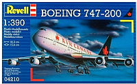 Сборная модель Revell Пассажирский самолет Boeing 747-200 Air Canada 1:390 / 04210 - 