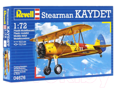 Сборная модель Revell Биплан Stearman Kaydet 1:72 / 04676