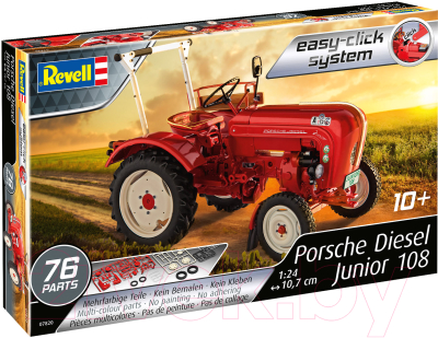 Сборная модель Revell Easy-Click Трактор Porshe Junior 1:24 / 07820
