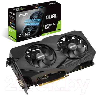 

Видеокарта Asus, DUAL-GTX1660TI-O6G-EVO