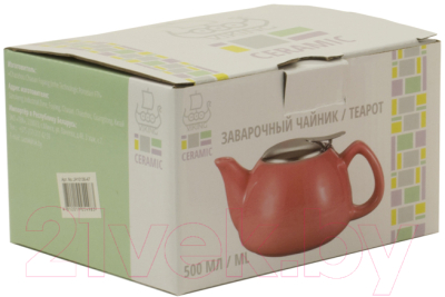 Заварочный чайник Viking JH10136-A7 (розовый)