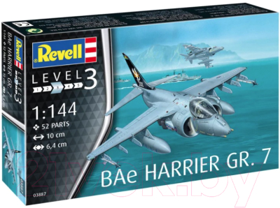 Сборная модель Revell Штурмовик BAe Harrier GR.7 1:144 / 03887