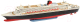 Сборная модель Revell Океанский лайнер Queen Mary 2 1:1200 / 05808 - 