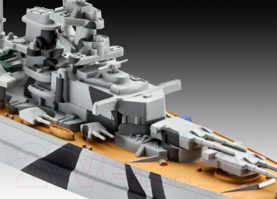 Сборная модель Revell Немецкий линкор Tirpitz 1:1200 / 05822