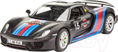 Сборная модель Revell Автомобиль Porshe 918 Spyder Weissach Package 1:24 / 07027