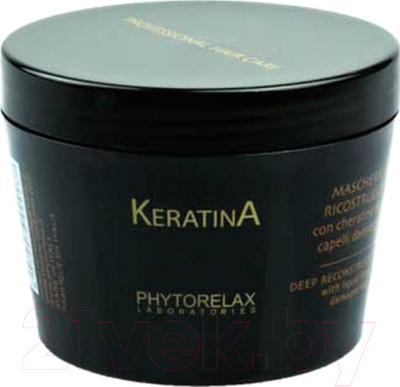 Маска для волос Phytorelax С кератином Восстанавливающая (200мл)