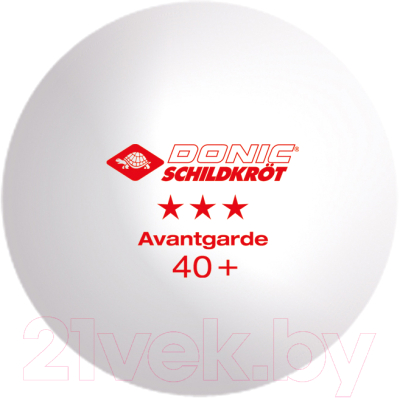Набор мячей для настольного тенниса Donic Schildkrot Avantgarde (6шт, белый)