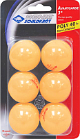 Мячи для настольного тенниса Donic Schildkrot Avantgarde (6шт, оранжевый) - 