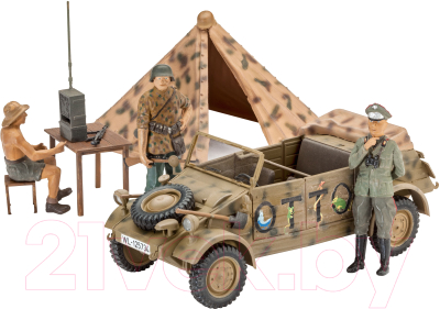 Сборная модель Revell Немецкий автомобиль Kubelwagen Type 82 1:35 / 03253