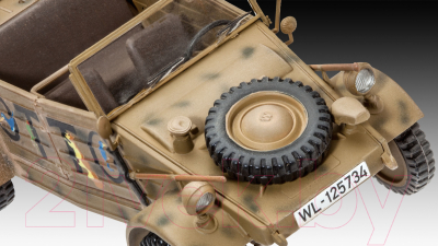 Сборная модель Revell Немецкий автомобиль Kubelwagen Type 82 1:35 / 03253