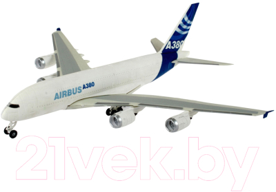 Сборная модель Revell Easykit Пассажирский самолет Airbus A380 1:288 / 06640