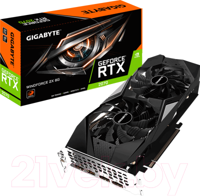 

Видеокарта Gigabyte, GV-N2070WF2-8GD