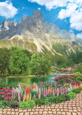 

Фотообои листовые Твоя планета, Люкс Люпины в горах