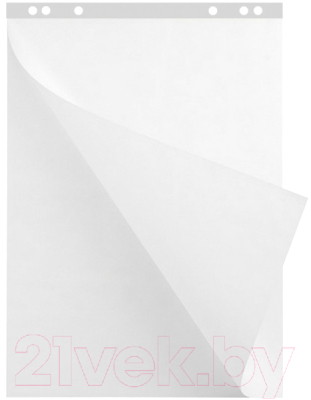 Бумага для флипчарта OfficeSpace 60x90см / 257325 (20 листов, белый)
