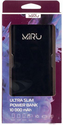 Портативное зарядное устройство Miru LP-1036A/5020+ СЗУ (черный)