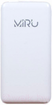 Портативное зарядное устройство Miru LP-1036A/5021 + СЗУ (белый)