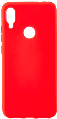 Чехол-накладка Case Matte для Redmi Note 7 (матовый красный)