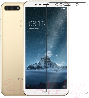 Защитное стекло для телефона Case Tempered Glass для Y5 Prime 2018 / Honor 7A (глянец)