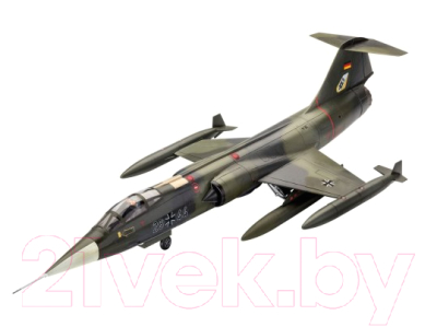 Сборная модель Revell Истребитель F-104G Starfighter 1:72 / 63904