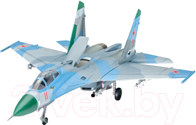 Сборная модель Revell Многоцелевой советский истребитель Су-27 Flanker 1:144 / 63948