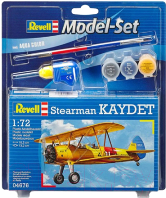 Сборная модель Revell Биплан Stearman Kaydet 1:72 / 64676