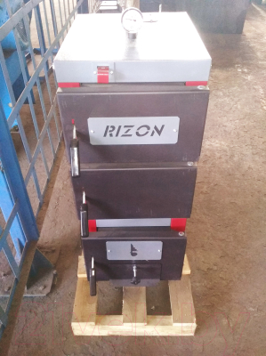 Твердотопливный котел Теплоприбор Rizon М 10 (с регулятором тяги)
