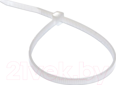 Стяжка для кабеля Rexant 07-0197 (100шт, белый)