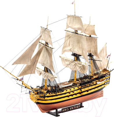 Сборная модель Revell Трафальгарское сраж. с кораблем Адмирала Нельсона 1:225 / 05767