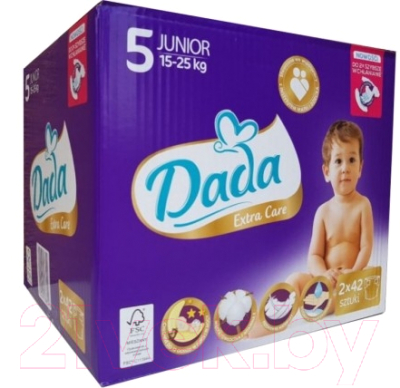 Подгузники детские Dada Extra Care Junior Box 5 (84шт)