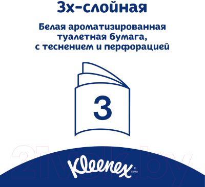 Туалетная бумага Kleenex Cottonelle Natural Care (8рул)