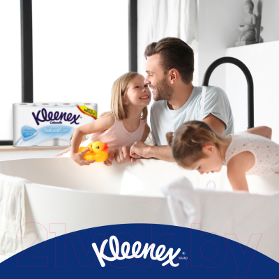 Туалетная бумага Kleenex Cottonelle Natural Care (8рул)