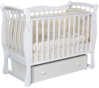 Детская кроватка Антел Luiza-3 (белый) - 