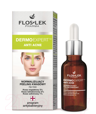 Пилинг для лица Floslek Dermo Expert Anti Acne Normalizing Acid Peel (30мл)
