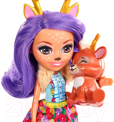 Кукла с аксессуарами Mattel Данесса Оления с питомцем / FXM75