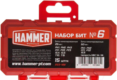 Набор бит Hammer 203-186