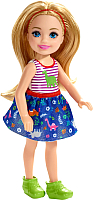 

Кукла Barbie, Челси блондинка в топе с динозавром / DWJ33/FXG82