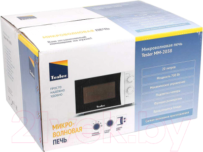 Микроволновая печь Tesler MM-2038 (белый)