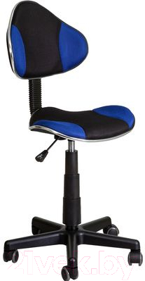 Кресло детское Седия Miami (черный/синий)