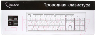 Изображение товара Клавиатура Gembird KB-8353U (белый)