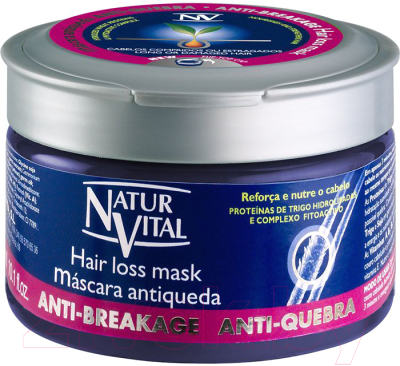 Маска для волос Natur Vital Hair Loss Mask In Jar Anti-Breakage (300мл)