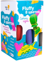 Пластилин легкий Genio Kids Воздушный пластилин Fluffy 8 цветов / TA1503 - 