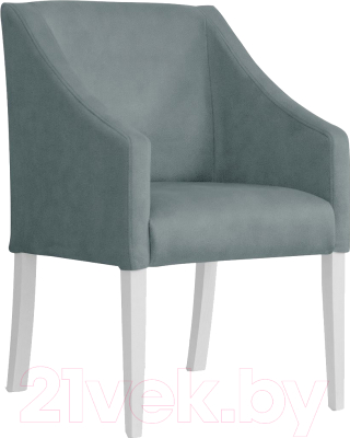 Кресло мягкое Atreve Cube (серый BL14/белый)