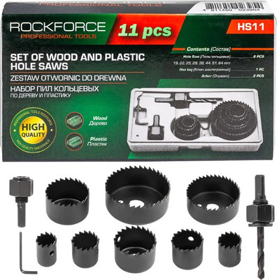 Набор коронок RockForce RF-HS11(29662)