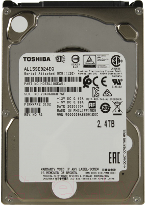 Жесткий диск Toshiba 2400GB (AL15SEB24EQ)