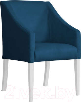 Кресло мягкое Atreve Cube (синий BL86/белый)